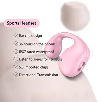 Juhtmeta Kõrvaklapid Kiire Ühendus Kiire Ülekanne Helistamine Õhu Juhtivus Bluetooth-ühilduva Kõrvaklappide Sport Peakomplekt