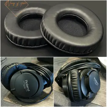 Paks Pehmest Nahast Kõrva Padjad Vaht Padi EarMuff Roland RH-5 Kõrvaklappide Täiuslik Kvaliteet, Mitte Odav Versioon