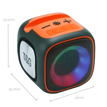 TG359 juhtmevaba Bluetooth kõlar, toetab RGB valgustus, TF mälukaart, FM-raadio, TWS koppel, väljas kaasaskantav veekindel terasest relv
