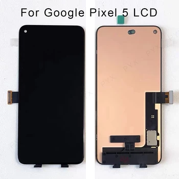 test Originaal Uus Google Pixel 5 LCD Ekraan Touch Digiteeritud Assamblee Asendamine Google Pixel 5 Ekraan