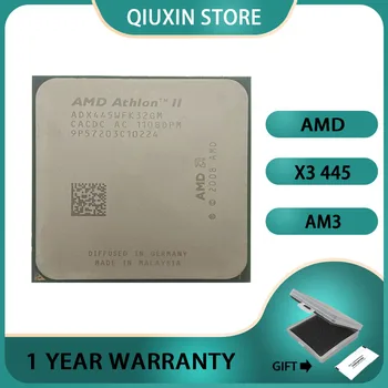 AMD Athlon II X3 445 3,1 ГГц, трехъядерный процессор, Разъем AM2 + AM3, ADX445WFK32GM процессор для настольного компьютера