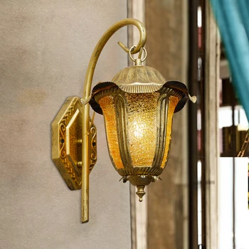 Bohemian käsitööna sepistatud rauast seina lamp retro hoov, rõdu, veranda, magamistuba lambid