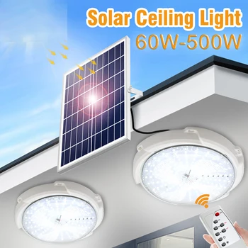 LED Päikese Valgus Väljas Lae Lamp IP65 Juhitava Paneeli Valgus Veekindel Solar Powered led välisvalgustuse Kodus Tuba Decor