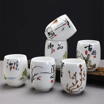 Jaapani Keraamika Suure Tee Tassi Loominguline Hiina Kung Fu Vee Tassi Leibkonna Valge Portselan Tassi Veini Office Tee Set Drinkware