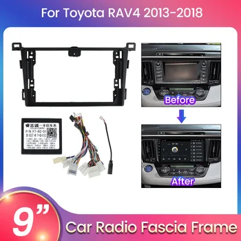 Toyota RAV4 4 XA40 5 XA50 2012-2018 Android autoraadio Paneel Sidekirmega Raami Valikulised Tarvikud toitekaabel