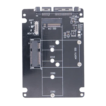 SSD Adapter M. 2 NGFF või MSATA, et SATA 3.0 Adapter USB 3.0 2.5 SATA Kõvaketas 2 in 1 Converter Kaardi Lugeja Kaabel ARVUTI Sülearvuti
