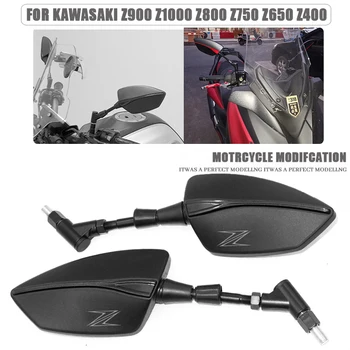 LOGO Z kawasaki Z900 Z1000 Z800 Z750 Z650 Z300 Z250 Z125 Mootorratta Rearview Mirror Scoote tahavaatepeeglid Tagasi Küljel Peegel