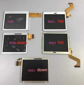 1tk Originaal Ülemine Ülemine LCD-Ekraani Asendamine Nintend DS Lite NDSL Jaoks NDSI XL LL Alt Väiksem Ekraan