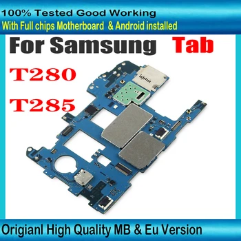 Eu Versioon Samsung Galaxy TAB T280 T285 Emaplaadi Hea töö loogika pardal Täis kiibid Algse 100% Lukustamata Mainboard