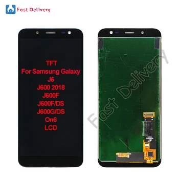 TFT Samsung Galaxy J6 On6 J600 2018 J600F J600F/DS J600G/DS LCD Ekraan Puutetundlik Digitizer Assamblee Varuosad