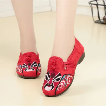 Zapatos De Mujer Naiste Mood Hiina Tikand Punane Tõsta Korter Mokassiinkingad Lady Armas Hall Mugavuse Kevad & Suvi Kingad F504