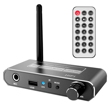 HIFI Bluetooth 5.2 Audio Vastuvõtja DAC Koaksiaal Digitaal-Analoogmuundur 3,5 Mm AUX RCA Stereo Traadita Adapter