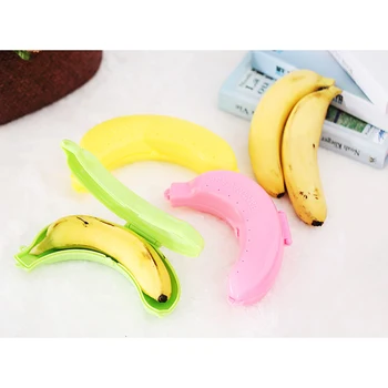 Kaasaskantav Kerge Plastikust Banaani Kasti Kooli Õues Piknik Anti-efekti Banaan Protector Toidu Ladustamine Hoida Värsked