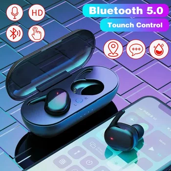 Y30 TWS Traadita Bluetooth Stereo Kõrvaklapid Muusika Veekindlad Kõrvaklapid, In-Ear Müra Vähendamise Bass Kõrvaklapid