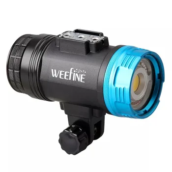 Weefine WF082 Sukeldumine Taskulamp Arukas Keskenduda 5000 LED Veekindel Määrimine Video Veealune Korpus Fotograafia Taskulamp