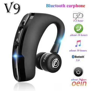V9 kõrvaklapid, Bluetooth kõrvaklapid-Vabad peakomplekt, Äri peakomplekt Sõita Kõne Sport kõrvaklapid iphone Earbuds