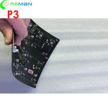 Tasuta kohaletoimetamine black led smd2020 smd2121 paindlik led ekraani pehme led-moodul 3 ph rgb led maatriks 64 × 64 32s hub75E