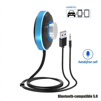 Bluetooth-ühilduva 5.0 Audio Vastuvõtja-Vabad Kõne 3,5 mm AUX Pesa Stereo Traadita Adapter Auto kit Kodus Kõlar Võimendi