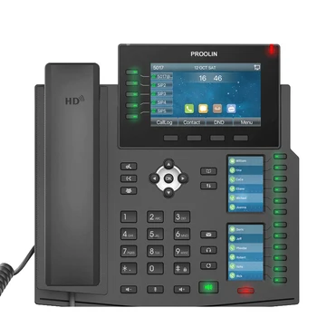 HD Häält, Harman kõlar ja lairiba codec G. 722 ja Opus,20 sip read dual suur värvi ekraan ,Fanvil X6U High-end IP-Telefon