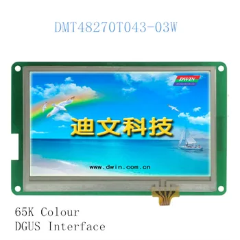 Tööstus-Klassi DWIN 480x272 Pikslit HMI Puutetundlik DGUS 65K RS232/TTL UART Summeri DMT48270T043_03W 4.3 Tolline TFT LCD Ekraan