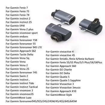 Tüüp-C/8 Pin/Micro-USB Laadija Converter Garmin Fenix 5/5S /5X Portable Laadimise Adapter kaelapaela kinnitamine Auk