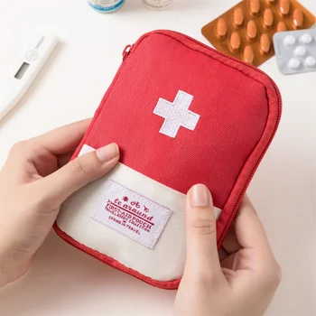 Mini Kaasaskantav Meditsiin Kott Korraldaja, Reisi-First Aid Kit Meditsiinilise Hädaabi Komplektid Travel Essentials Meditsiin Pill Ladustamise Kott