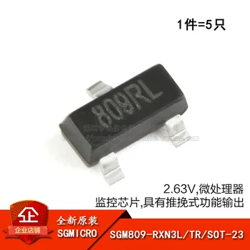 SGM809-RXN3L/TR 809RL SOT-23 IC-UUS Originaal