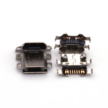 50tk Mini micro-usb-Laadimine Laadija pesa Dock Connector socket pistik dock For LG Stylo 2 LS775 K520 K540
