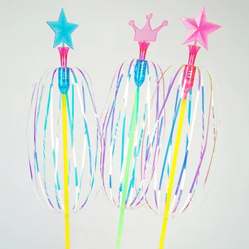 Erinevaid Magic Rainbow Bubble Lillede Hõõguv Mull Võlukepp Twister Stress, Leevendab Laste Mänguasjad Sünnipäev Jõulud Kingitus