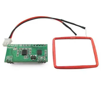 UART 125Khz EM4100 RFID-Kaart, Sisestage ID-kaardi Lugeja Moodul RDM6300 (RDM630) MODU