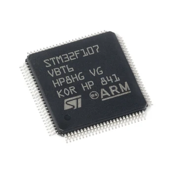 STM32F107VBT6 LQFP100 STM32F107 32-bitine Mikrokontroller MCU KÄE Mikrokontrolleri Chip Brand New Originaal