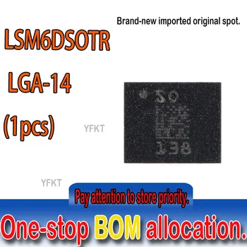 Uus ja originaal spot LSM6DSOTR LGA - 14 iNEMO 6 dof kohta IMU andur 3 d + 3 d güroskoop kiirendusmõõtur