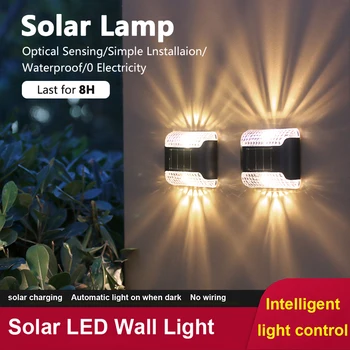 LED Solar Seina Lamp Aed Decor Väljas Üles ja Alla Helendav Valgustus Veekindel energiasäästu Street Light Hoovis, Rõdu
