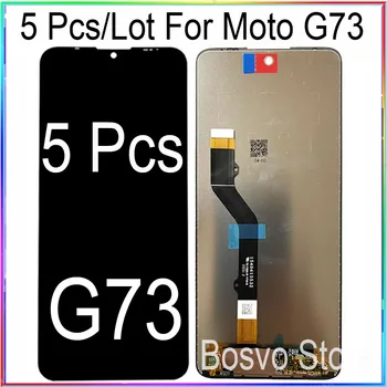 Hulgi-5 Tükki/Palju Moto G73 LCD Ekraan Touch Digitizer Assamblee Motorola G73