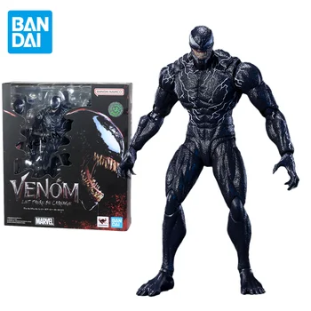 Bandai Originaal Marvel Universe Anime, Joonis SHF Venom 2 Tegevus Joonis Mänguasjad Poisi kingitus Kingitus Laekuva Mudel Kaunistused Nukud