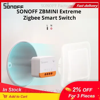 Itead SONOFF ZBMINI-L2 Zigbee DIY Smart Switch Moodul Nr Neutraalne Traat Nõutav 2 Viisil Kontrolli Ewelink Alexa Google ' i Kodu Alice