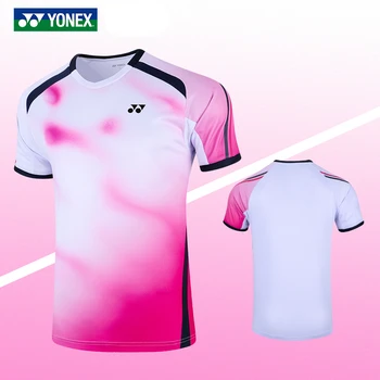 Yonex tennise spordi Jersey spordi riided spordirõivad, sulgpall riided 2022 lühikese varrukaga t-särk meestele, naistele 110452BCR