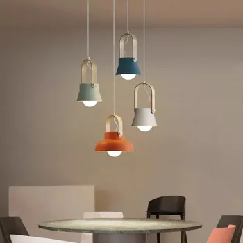 Põhjamaade Loft LED Ripats, Tuled Moodsa kunsti Restoran Tuba, Magamistuba ripats Lamp Kodu Sise-Köök rippuvad lambid Inventar läige