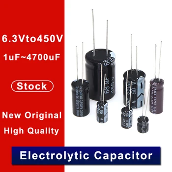 20PCS Higt kvaliteedi 50V100UF 8*12mm 100UF 50V 8*12 Elektrolüütiline kondensaator hjxrhgal