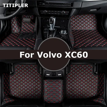 TITIPLER Kohandatud Auto Põranda Matid Volvo XC60 Suu Coche Tarvikud Auto Vaibad