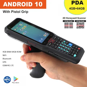 RUGLINE Android PDA Andmete Koguja Pihuarvutite pikamaa UHF RFID Lugeja Täielik Klaviatuur 1D 2D QR-Kood, Skanner 4G Lte Karm PDA