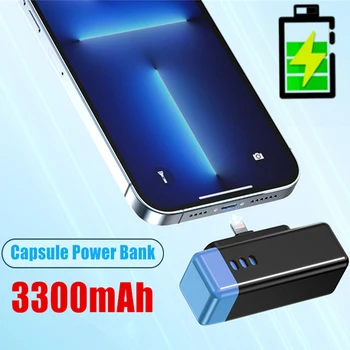 3300mAh Mini Võimu Juhul Pank iPhone 14 13 Samsung S21 S22 Xiaomi Huawei Oppo Oneplus Aku Laadija Kohtuasjas C-Tüüpi Powerbank